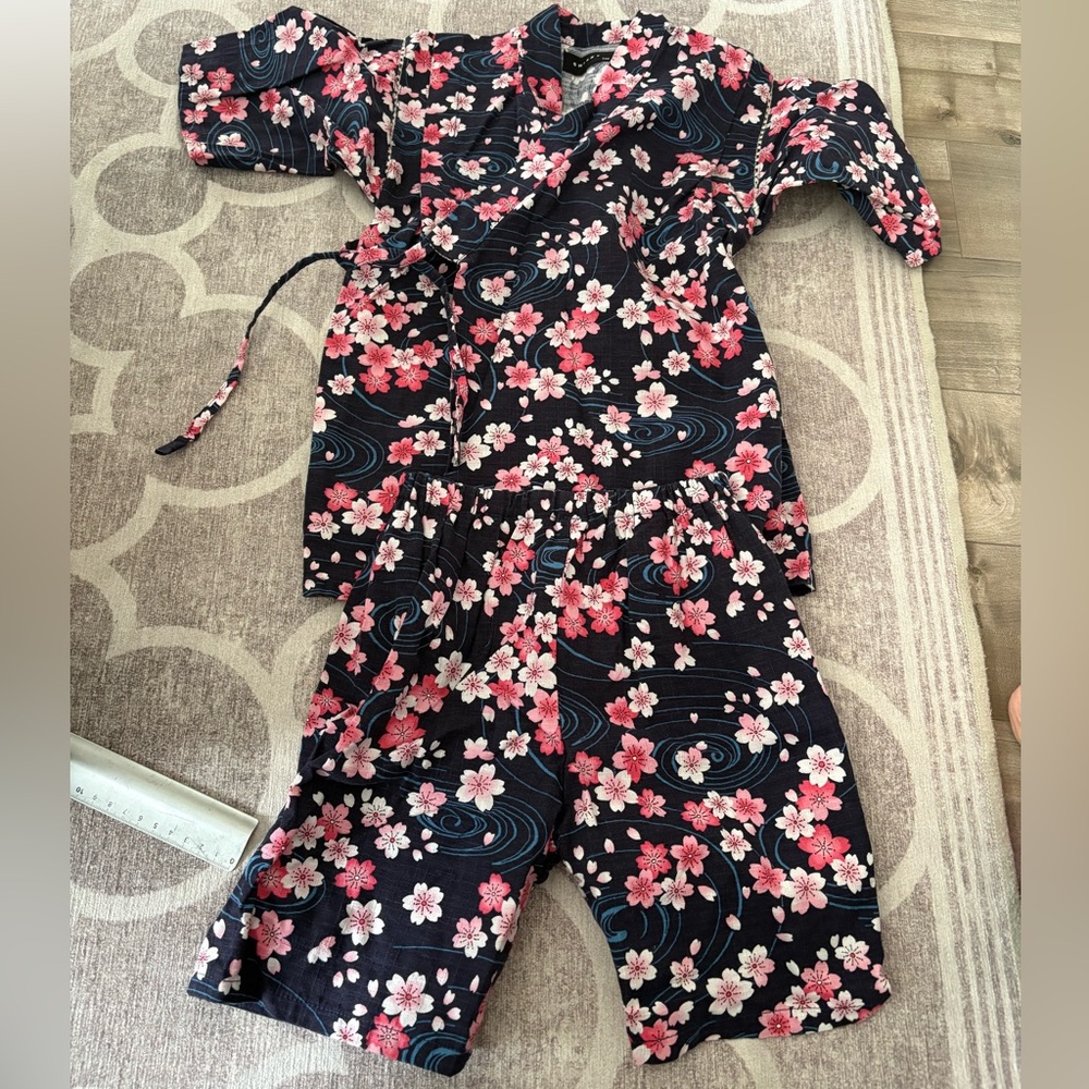 Kids Sakura yukata 130cm (kimono)
